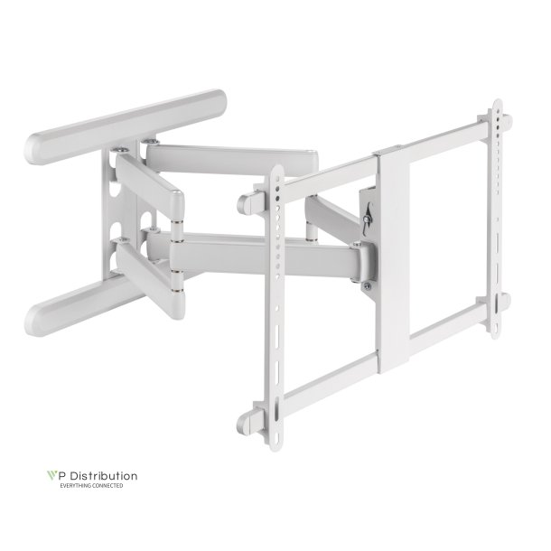 InLine&reg; Premium Aluminium Wall Mount, for Flat TV (37-80"),  white