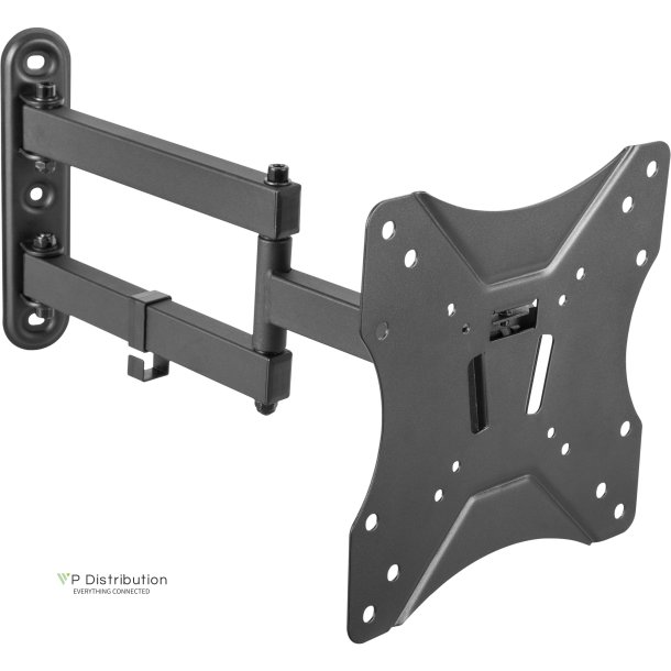 InLine&reg; Basic wall mount, for flat screen TV 58-107cm (23-42"), up to 40cm wall distance, max. 25kg