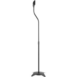 InLine&reg; Loudspeaker floor stand 68-110cm 2pcs. set black