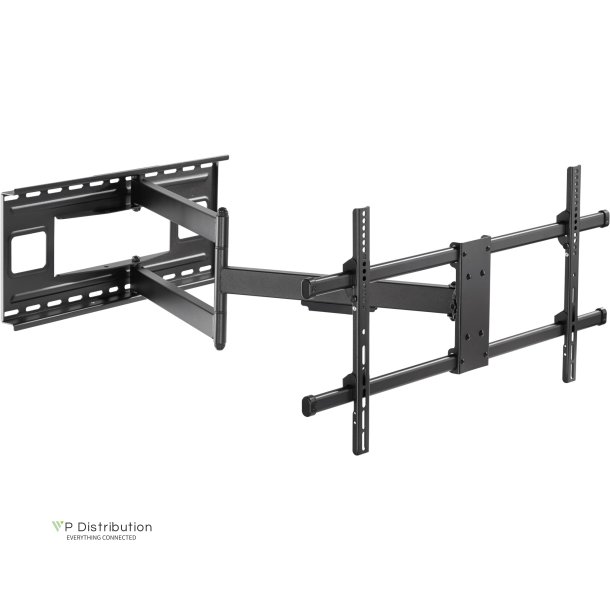 InLine&reg; XL-Arm Full-Motion TV Wall Mount, for 43"-80" Flat Panel TVs, max. 50kg