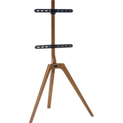 InLine&reg; woodstand TV pedestal, tripod, for LED TV 45"-65" (114-165cm), max. 40kg
