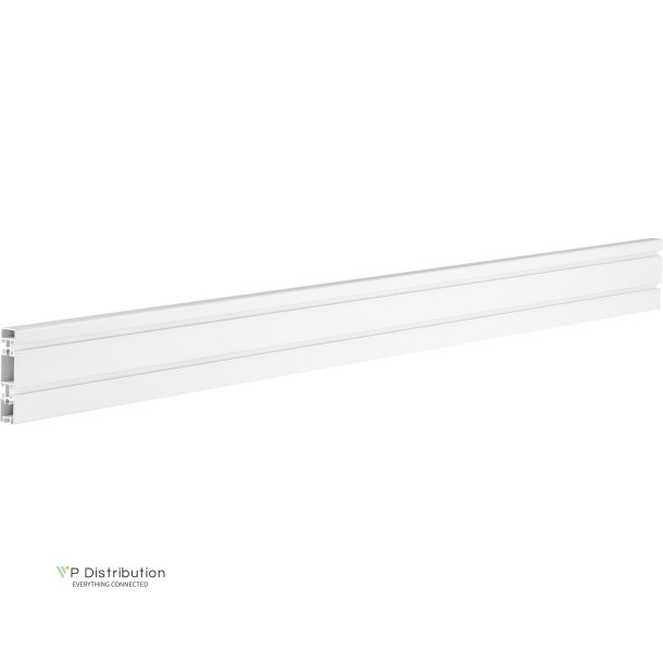 InLine&reg; Aluminum Slatwall Panel for wall mounting, white, 1.2m