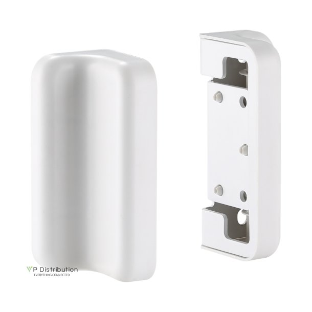 InLine&reg; Slatwall mounting bracket for wall bracket Panel, white, 2pcs. pair