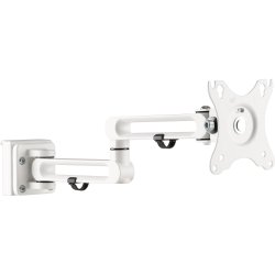 InLine&reg; Slatwall monitor bracket long, white