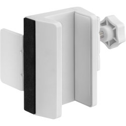 InLine&reg; Table leg clamp for socket strip, screw clamp, white