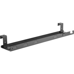 InLine&reg; Cable guide/shelf for under-table mounting, black