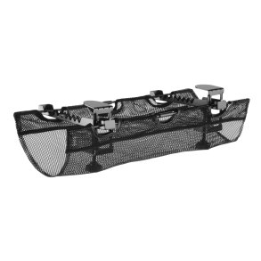 InLine® Storage net for under-table mounting, black