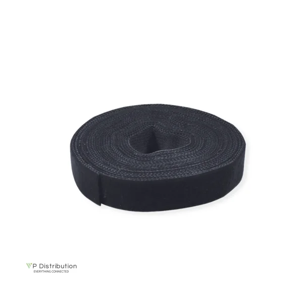 VALUE Strap Cable Tie Roll, L: 25m / W:10mm, black