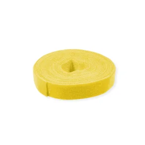 VALUE Strap Cable Tie Roll, L: 25m / W:10mm, yellow