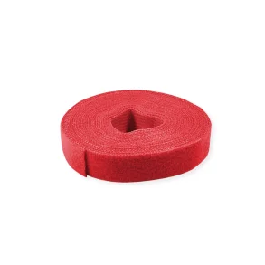 VALUE Strap Cable Tie Roll, L: 25m / W:10mm, red