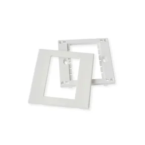 VALUE A/V Faceplate, 86x86mm, white