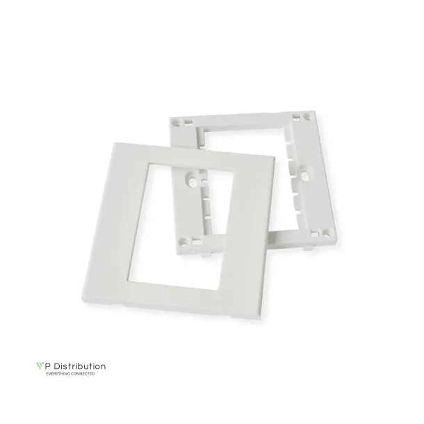 VALUE A/V Faceplate, 86x86mm, white