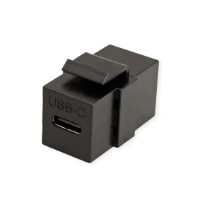 VALUE Keystone Coupler Module USB C, horizontal