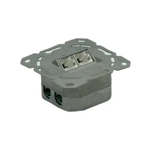 VALUE Cat.6A, Class EA, Flush Mount Wall Jack, STP, horizontal, white