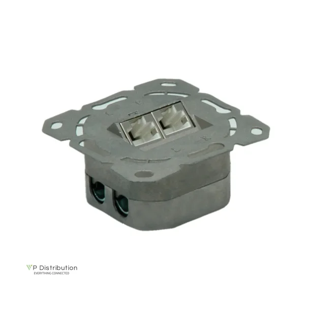 VALUE Cat.6A, Class EA, Flush Mount Wall Jack, STP, horizontal, white