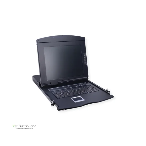 VALUE 19" LCD KVM Console, 43cm (17") TFT, VGA, USB+ PS/2, UK