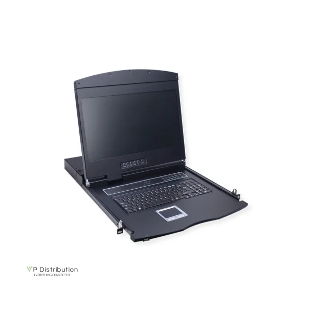 VALUE 19" LCD KVM Console, 48cm (19") TFT, VGA, USB+ PS/2, UK