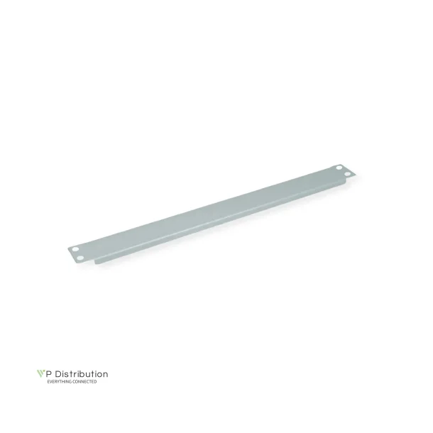 VALUE 19" Blank Panel, 1UH, Metal, light grey