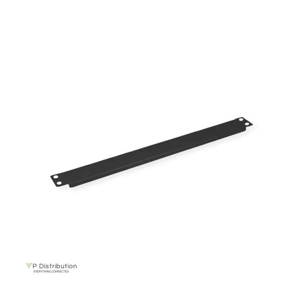 VALUE 19" Blank Panel, 1UH, Metal, black