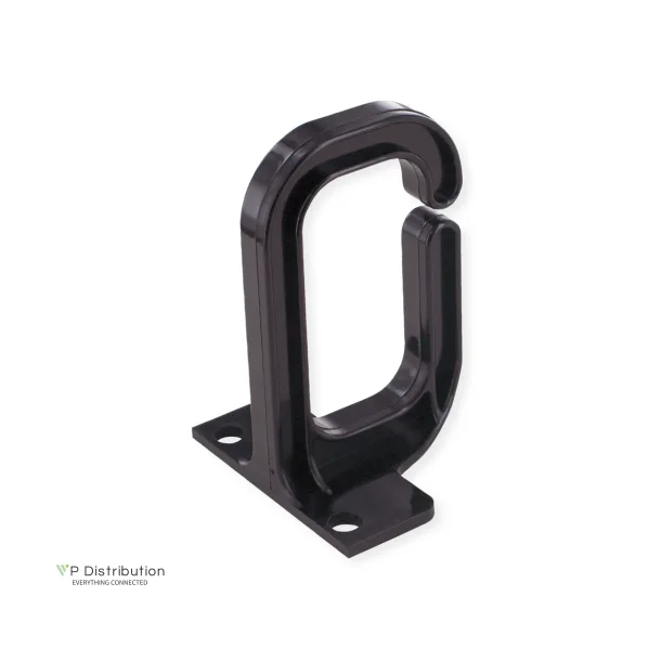 VALUE 19" Cable Management Ring, Vertical, 40x80mm, plastic, black