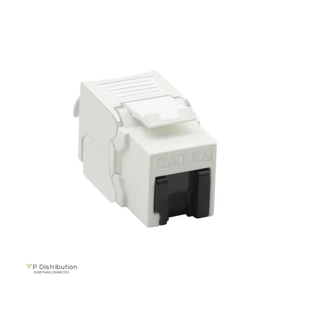 VALUE Keystone Cat.6A/Class EA, RJ45, unshielded, toolfree, white