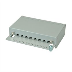 ROLINE Cat.5e (Class D) Wall Mount Patch Panel, 8 Ports, STP, grey