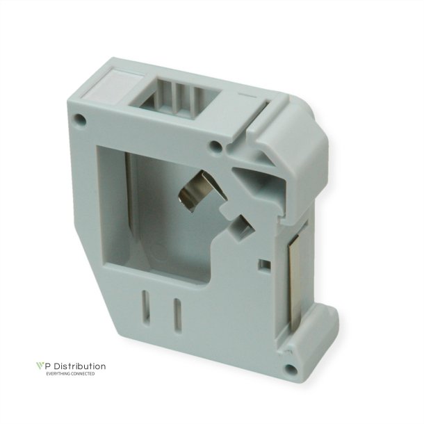 ROLINE Keystone Holder, empty, DIN-Rail, 180&deg;