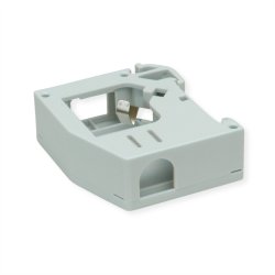 ROLINE Keystone Holder, empty, DIN-Rail, 180&deg;