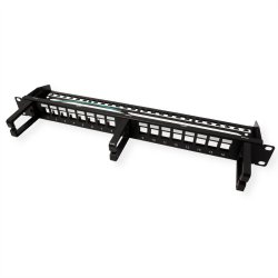 19&ouml; 1U STP Blank PatchPanel, 16x RJ45 RJ45, C5e/6/6A Keystone Jack