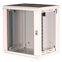 ROLINE 19-inch wall-mounted housing Pro 12 U, 600x450 WxD grey