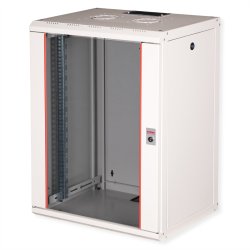 ROLINE 19-inch wall-mounted housing Pro 16 U, 600x450 WxD grey