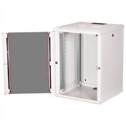 ROLINE 19-inch wall-mounted housing Pro 16 U, 600x600 WxD grey