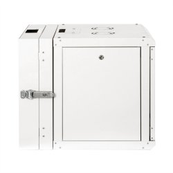 ROLINE 19-inch wall-mounted housing Pro 9 U, 600x600 WxD two-part swivelling grey