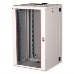 ROLINE 19-inch wall-mounted housing Pro 20 U, 600x600 WxD two-part swivelling grey