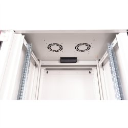 ROLINE 19-inch wall-mounted housing Pro 20 U, 600x600 WxD two-part swivelling grey