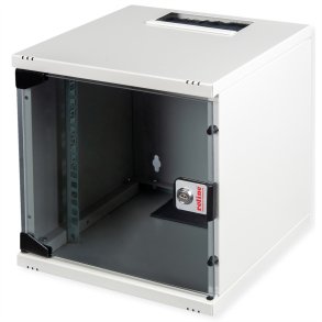ROLINE 10-inch wall-mounted housing 6 U, 312x300 WxD kit grey