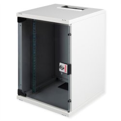 ROLINE 10-inch wall-mounted housing 9 U, 312x300 WxD kit grey