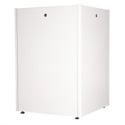 ROLINE 19-inch network cabinet Basic 22 U, 800x800 WxD glass door grey