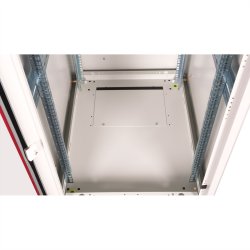 ROLINE 19-inch network cabinet Basic 26 U, 600x800 WxD glass door grey