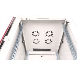 ROLINE 19-inch network cabinet Basic 32 U, 600x800 WxD glass door grey