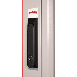 ROLINE 19-inch network cabinet Basic 32 U, 600x800 WxD glass door grey