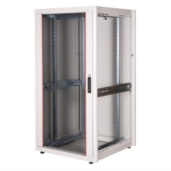 ROLINE 19-inch network cabinet Basic 32 U, 800x800 WxD glass door grey