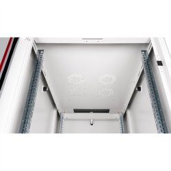 ROLINE 19-inch network cabinet Basic 42 U, 600x1000 WxD glass door grey