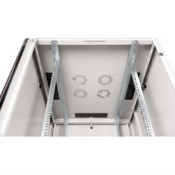 ROLINE 19-inch Network Cabinet Basic 42 U, 800x1000 WxD glass door grey