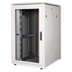 ROLINE 19-inch network cabinet Pro 26 U, 800x1000 WxD glass door grey