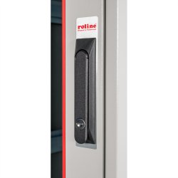 ROLINE 19-inch network cabinet Pro 26 U, 800x1000 WxD glass door grey