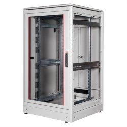 ROLINE 19-inch network cabinet Pro 26 U, 800x800 WxD glass door grey