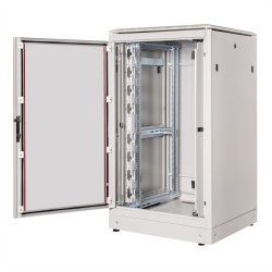 ROLINE 19-inch network cabinet Pro 26 U, 800x800 WxD glass door grey