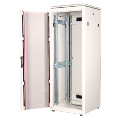 ROLINE 19-inch Network Cabinet Pro 32 U, 600x600 WxD glass door grey