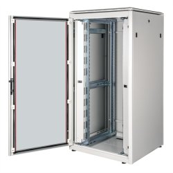 ROLINE 19-inch network cabinet Pro 32 U, 800x800 WxD glass door grey